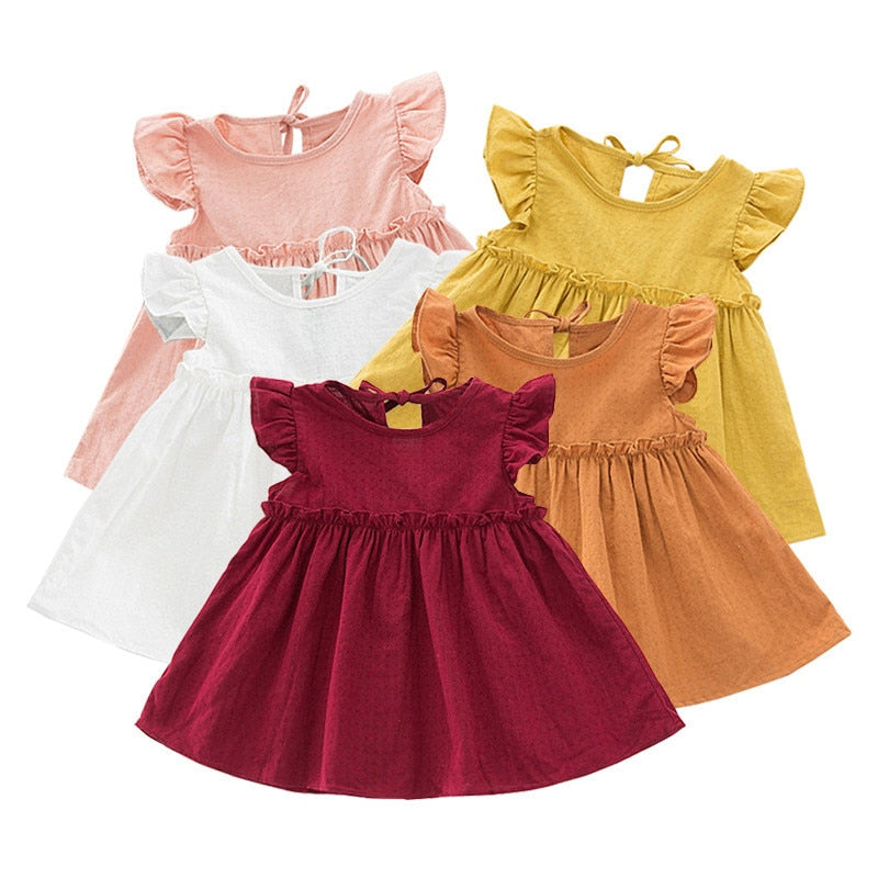 baby girl linen dress