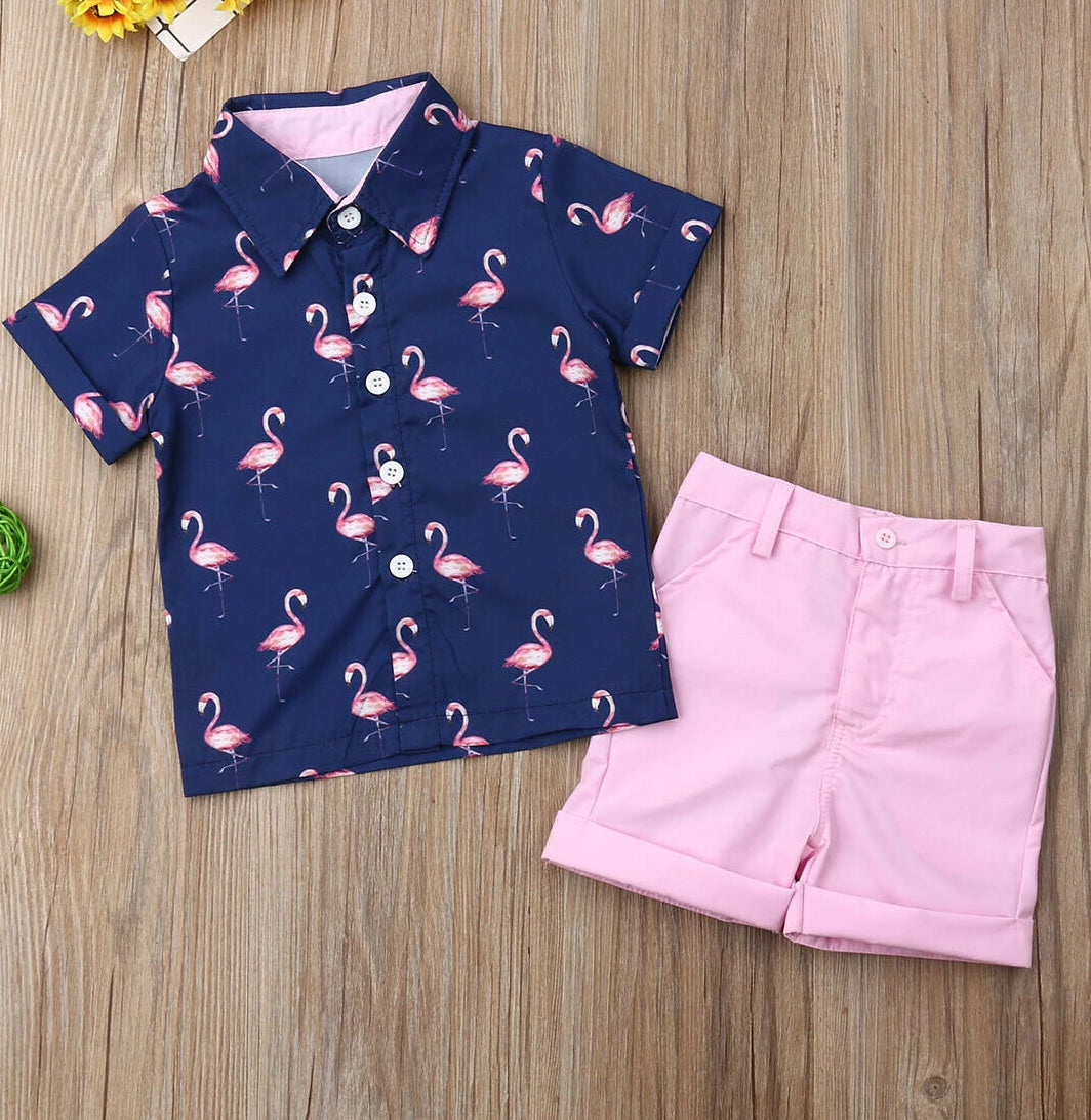 baby boy flamingo clothes