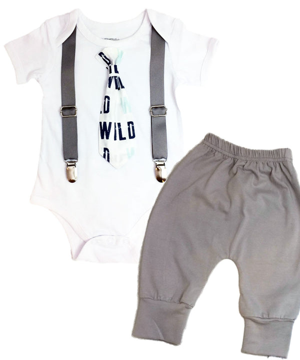 wild one baby boy outfit