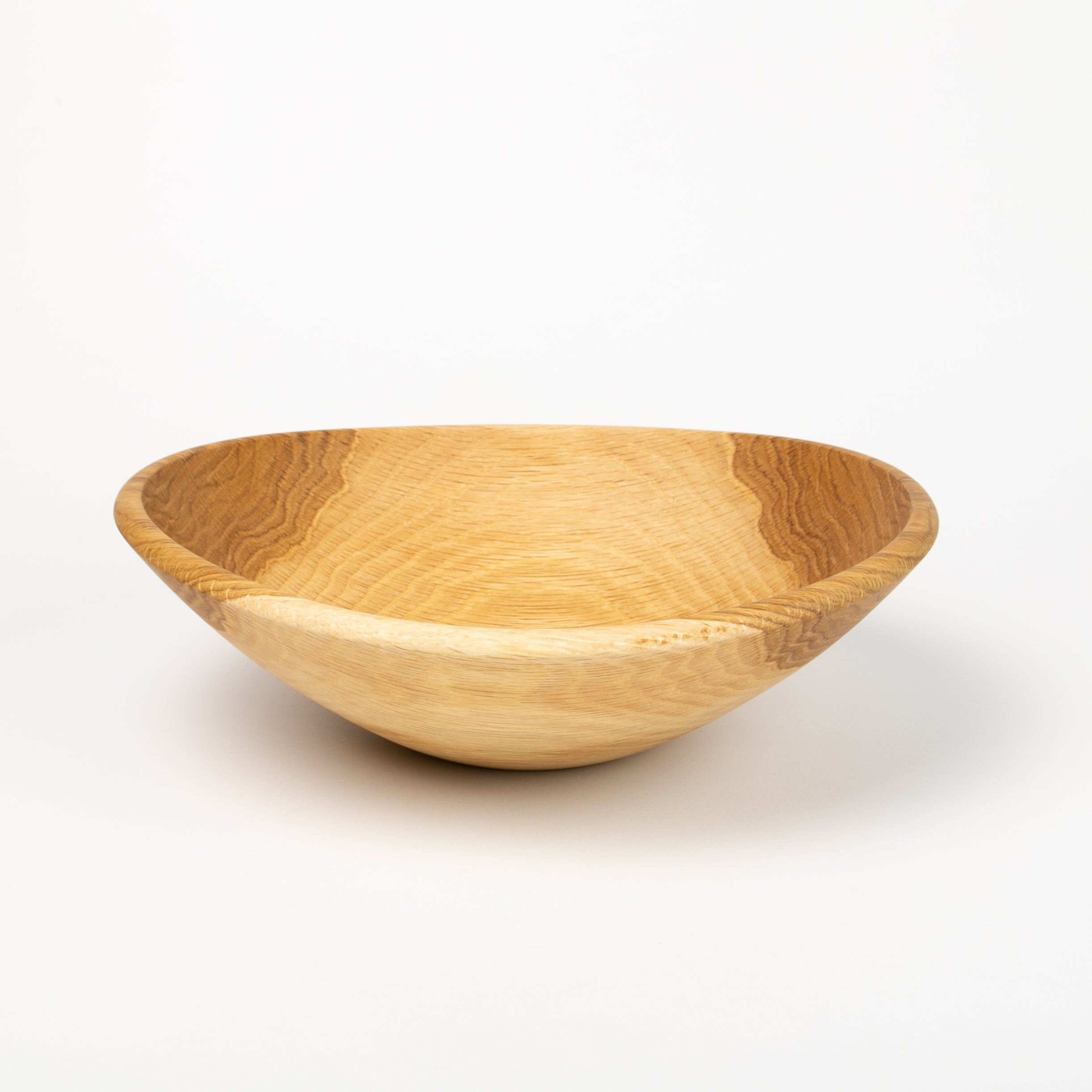 Jake Rockwood Wooden Bowl, White Oak 11"