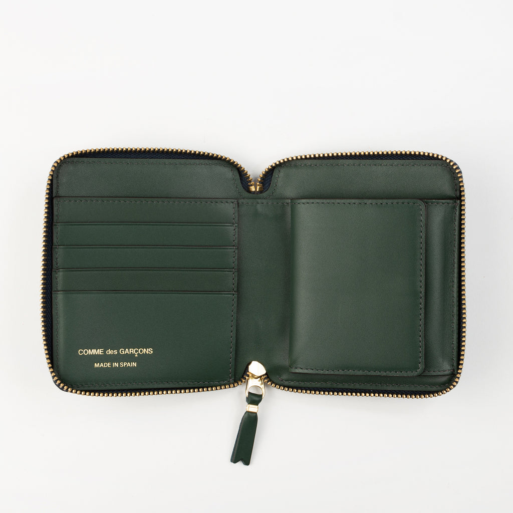 Comme des Garcons Wallets: Navy & Bottle Green | Canoe