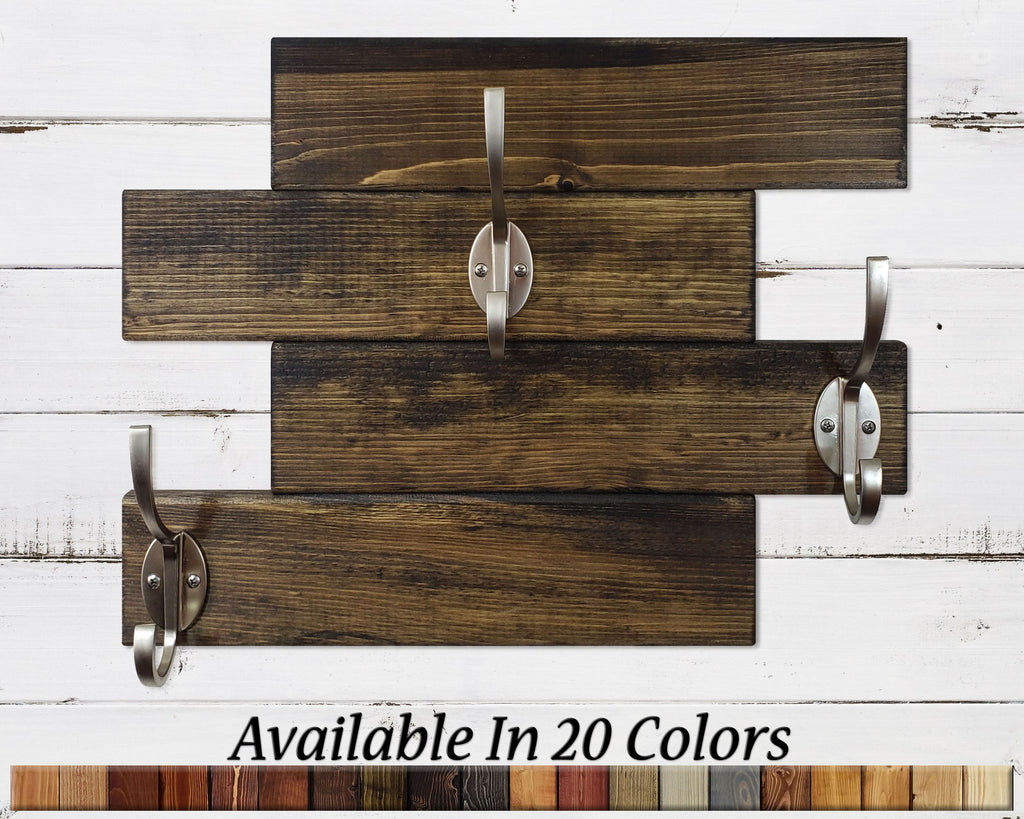 Chapel Hill Coat Hook Rack, & Shelf with Carving, Handmade in the USA