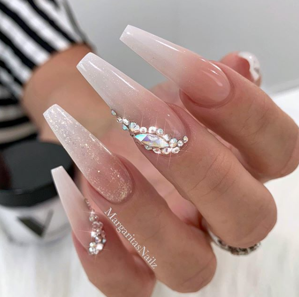 Enhance Your Look With Stunning Crystal Nails