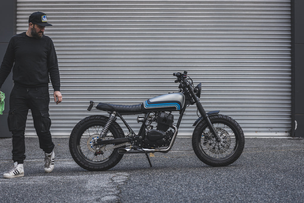 little blue cb250 rogue motorcycles