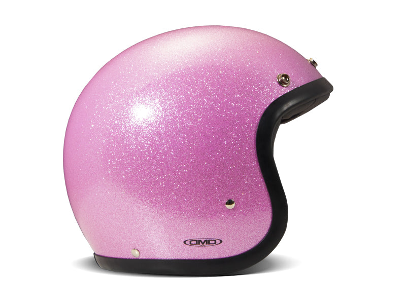 purple glitter motorcycle helmet