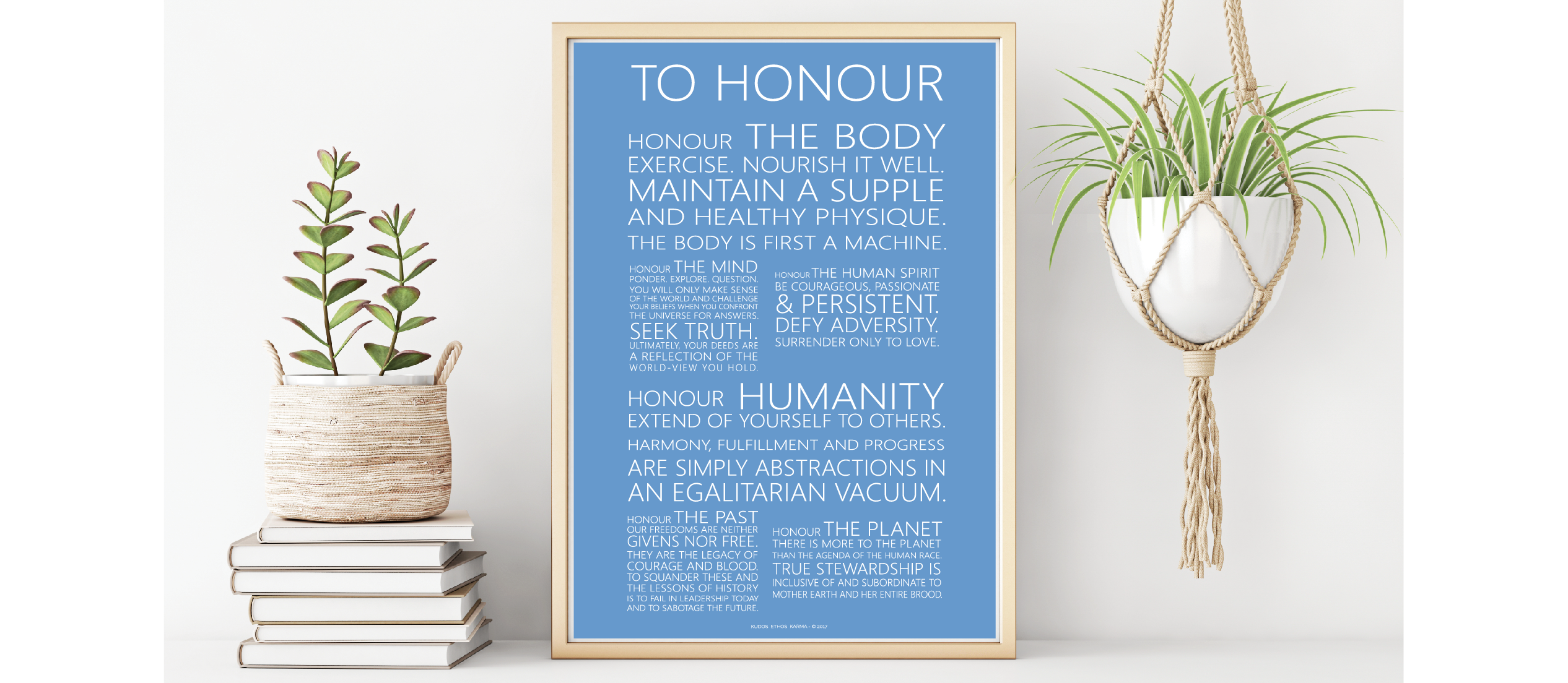 Kudos Manifesto - To Honour