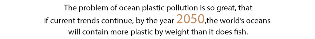 The problem of ocean plastic pollution is so great, that....