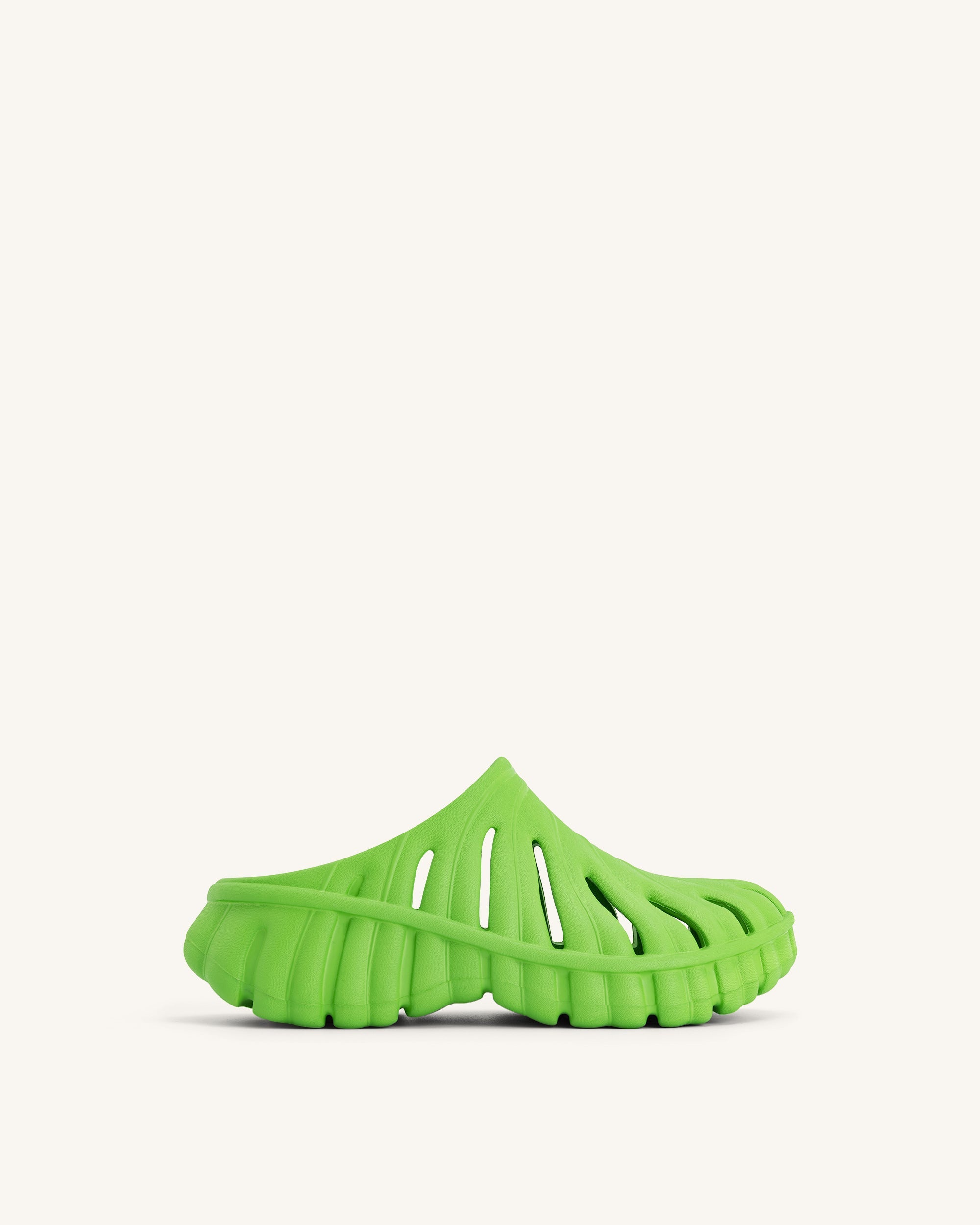 Tara Leaf Platform Clog - Neon Green - JW PEI Outlet product image