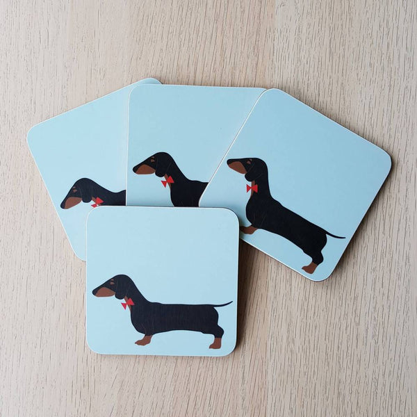 Dashing Dachshund Coasters