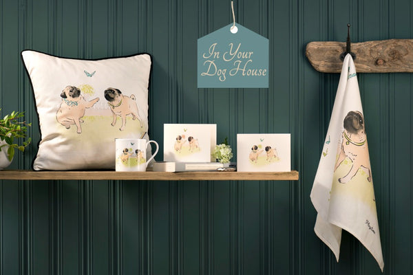 Pug dog inspired gifts and homeware for dog lovers