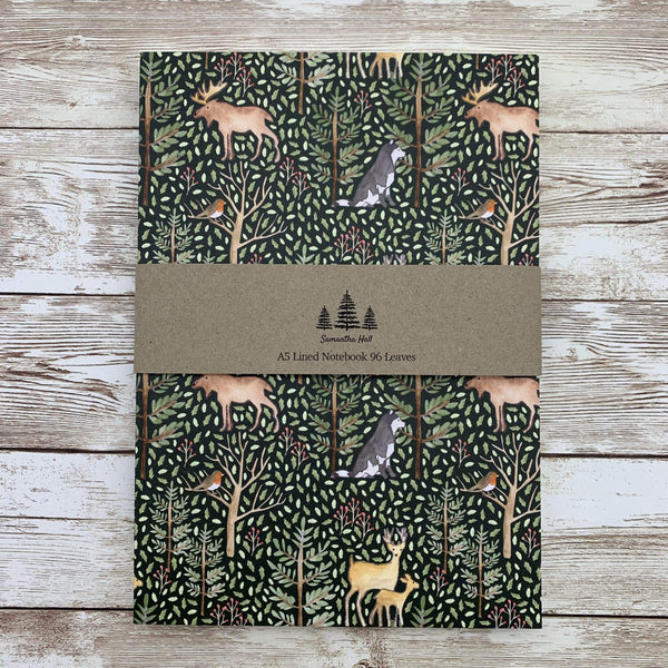 Notebook Animals of the Forest A5 Notebook