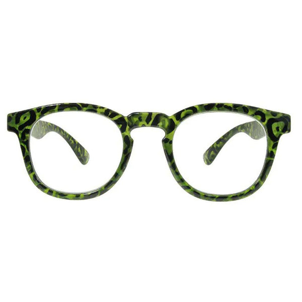 Reading Glasses 'Sterling' Green/Tortoiseshell - Goodlookers