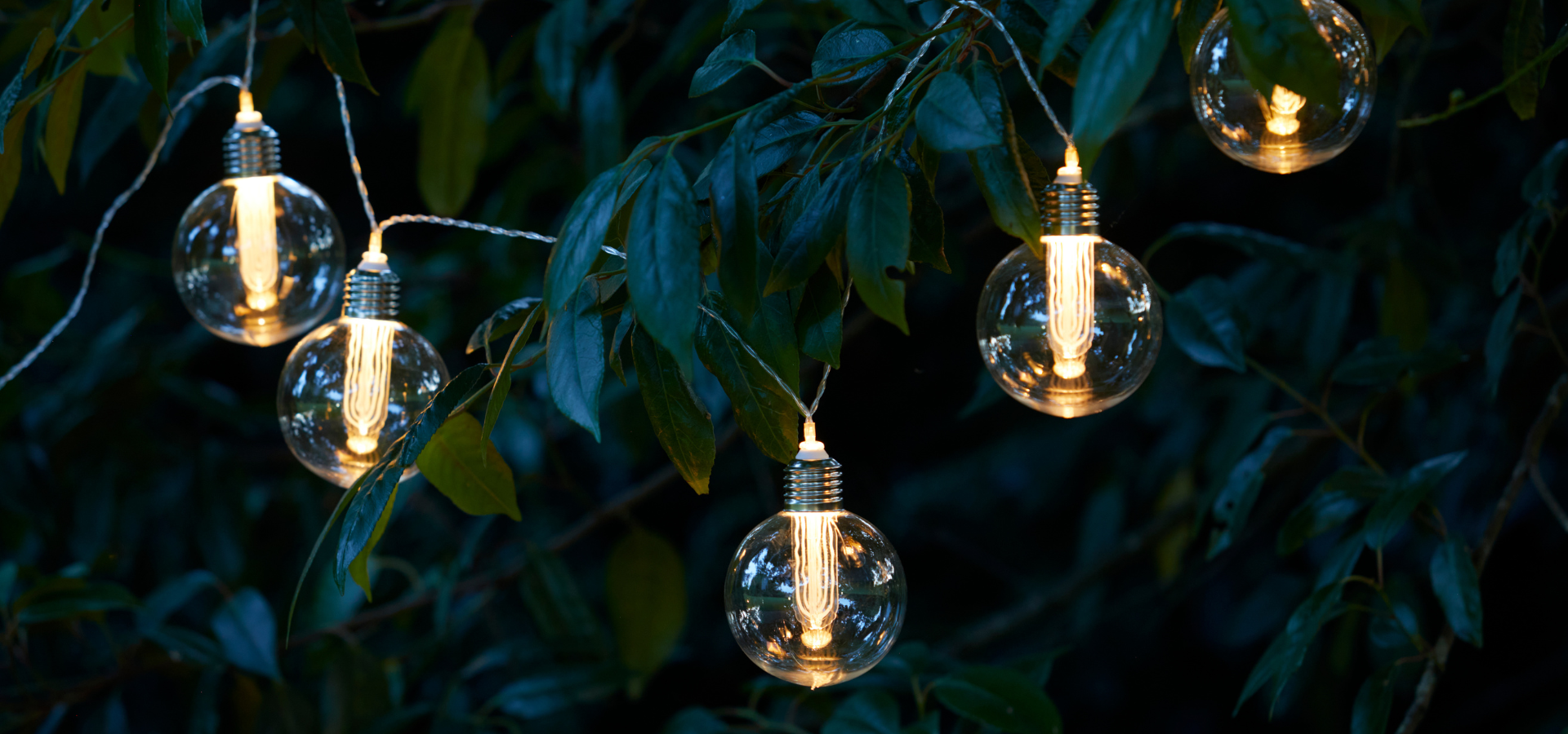 Solar 8 bulb string lights