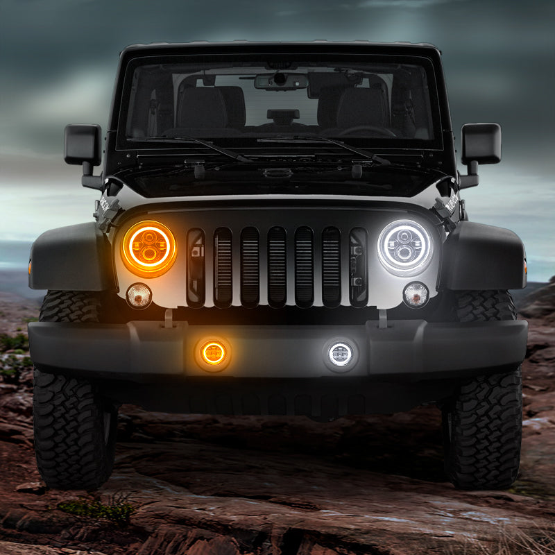 Jeep Wrangler LED Lights Combo