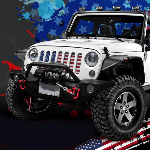 Crawlertec Grill Mesh Insert with USA Flag (USA ONLY)