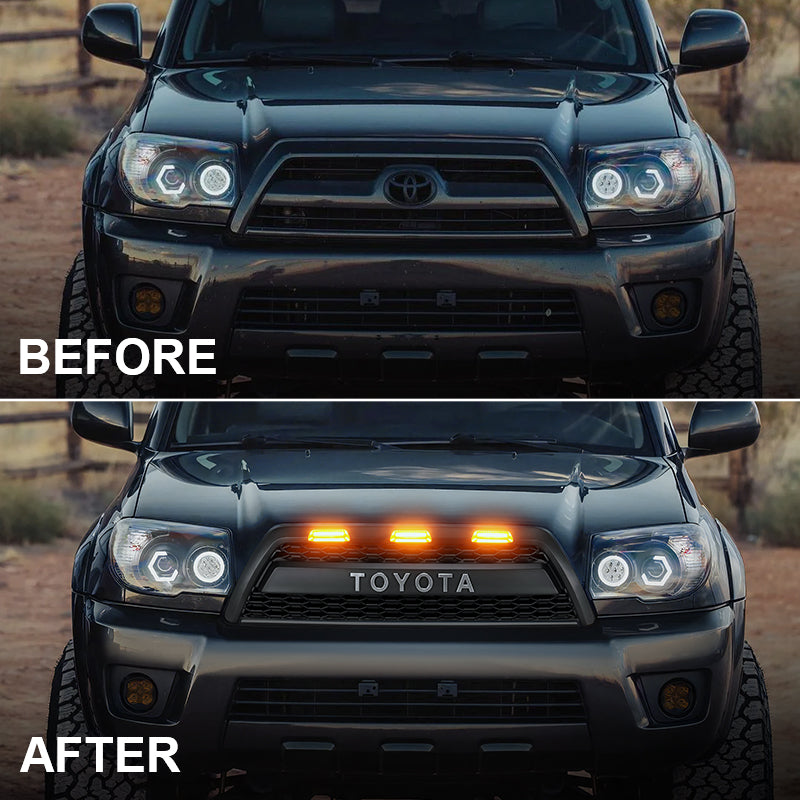 Toyota 4Runner Grille with Raptor Lights