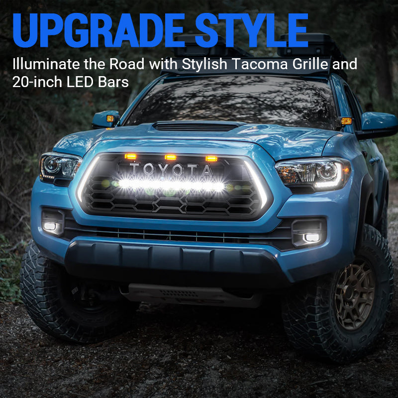 Toyota Tacoma Grille with Raptor Lights