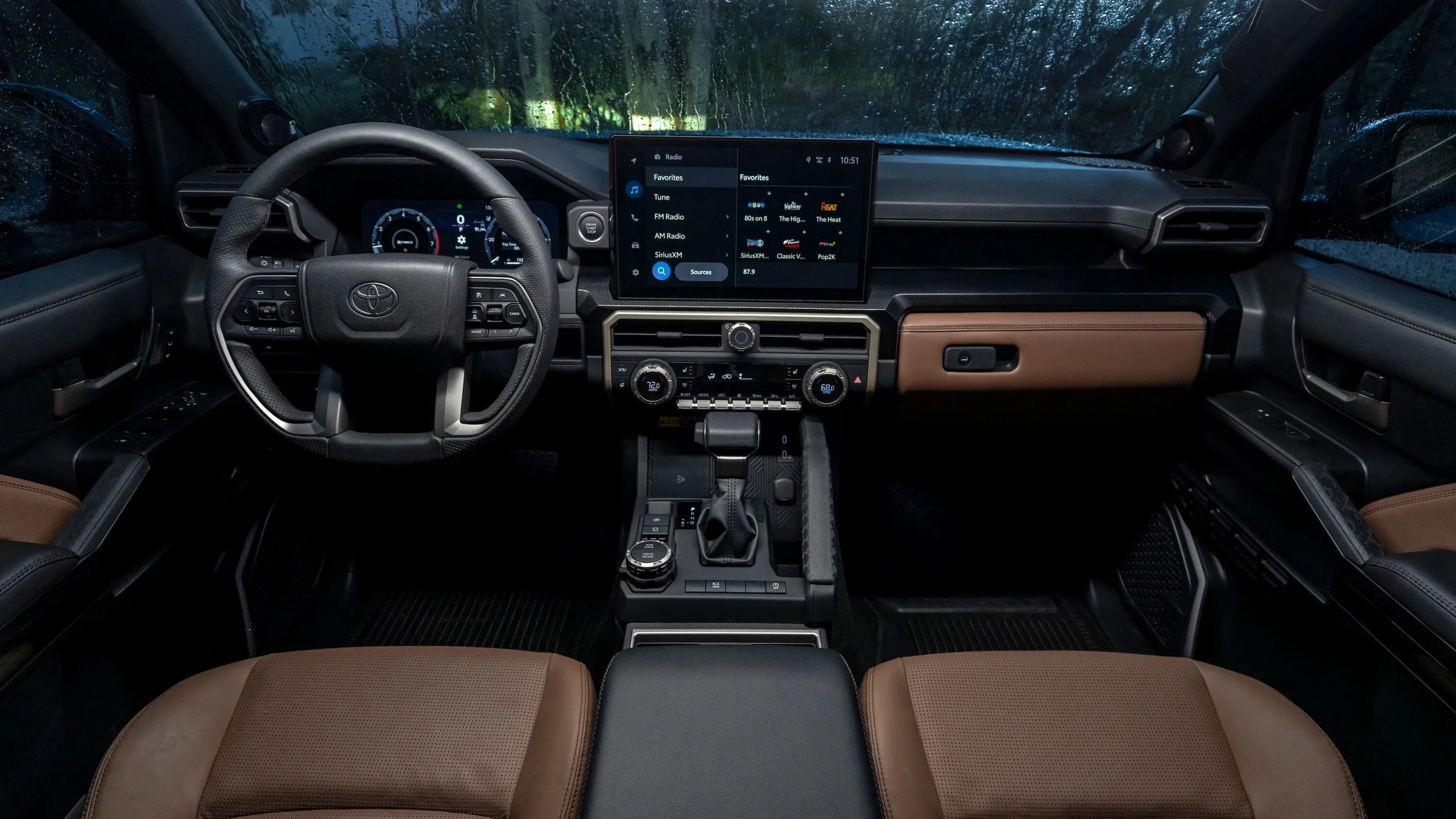 4Runner's technological suite is the optional 14.0-inch touchscreen infotainment system