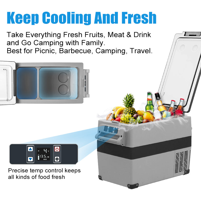 45L Portable Refrigerator Car Freezer for Outdoor Travel Driving