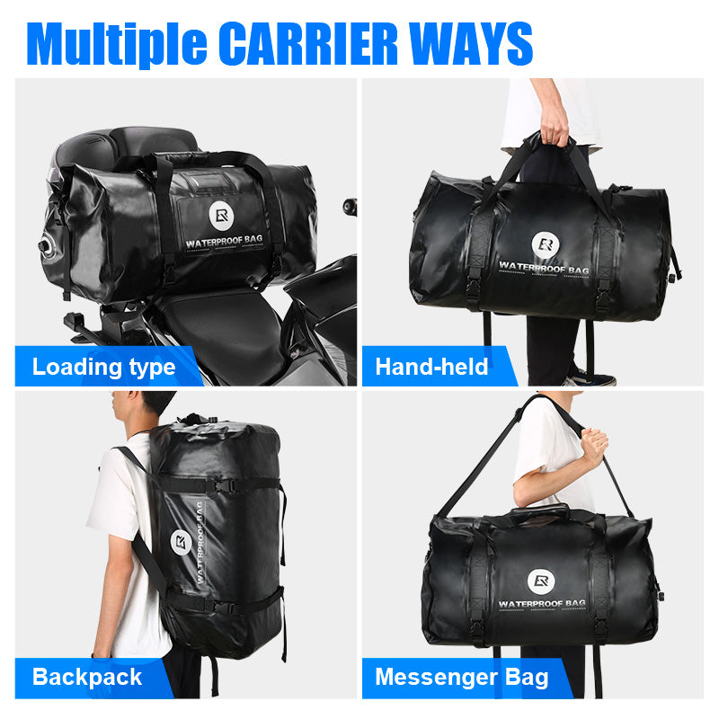 Waterproof Motorcycle Saddlebags & Tail Bag Combo