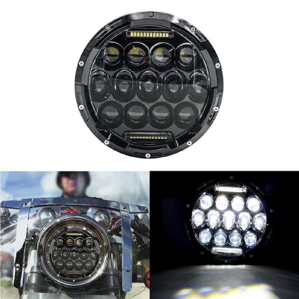 Indian Motorcycle 7" 75W LED Projector Headlight w/ DRL