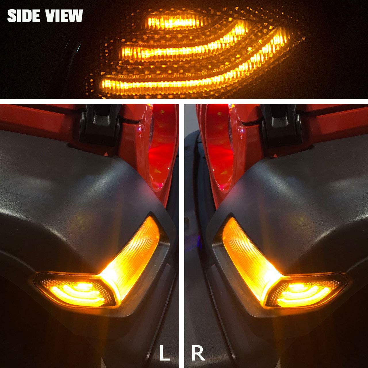Crawlertec Smoke Lens LED Side Maker Fender Flares Lights for Jeep Wrangler JL 2018+