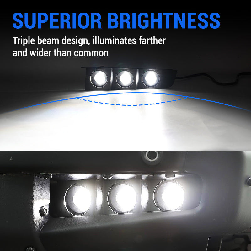 Bronco fog lights high brightness output