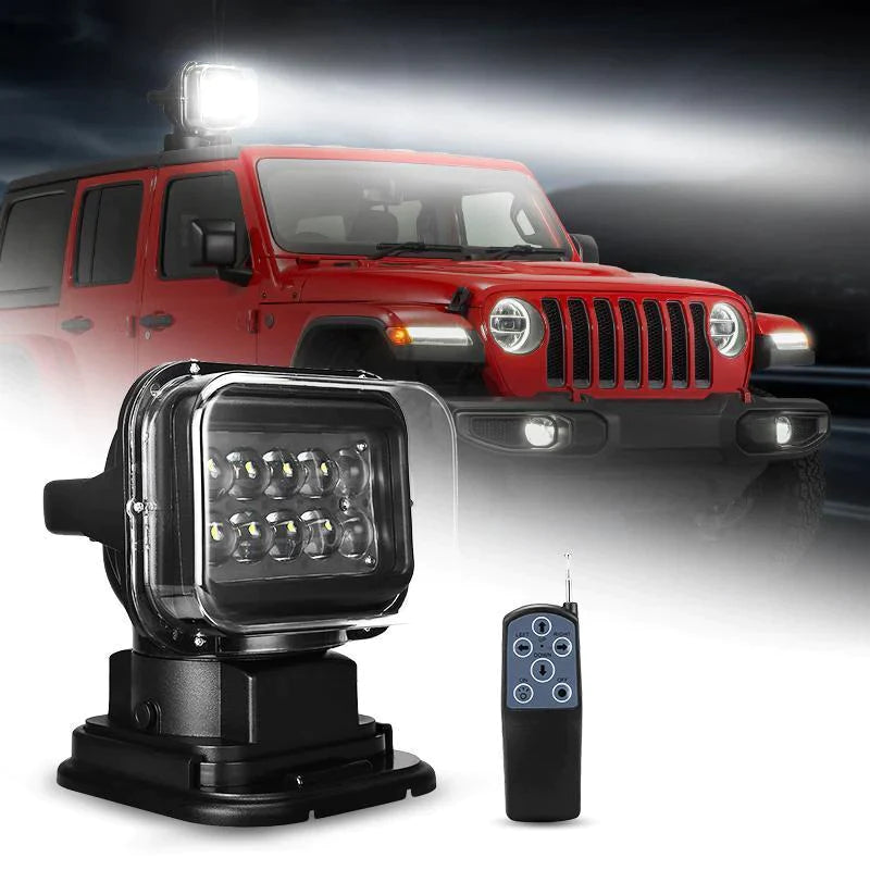 Spotlights provide focused illumination for off-road driving and outdoor activities