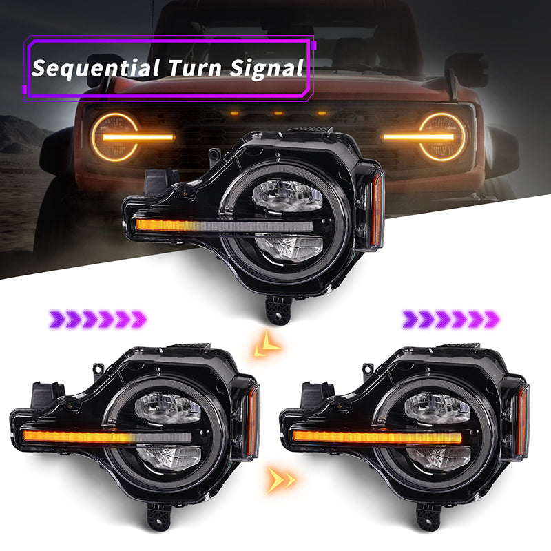 Ford Bronco sequential turn signal lights