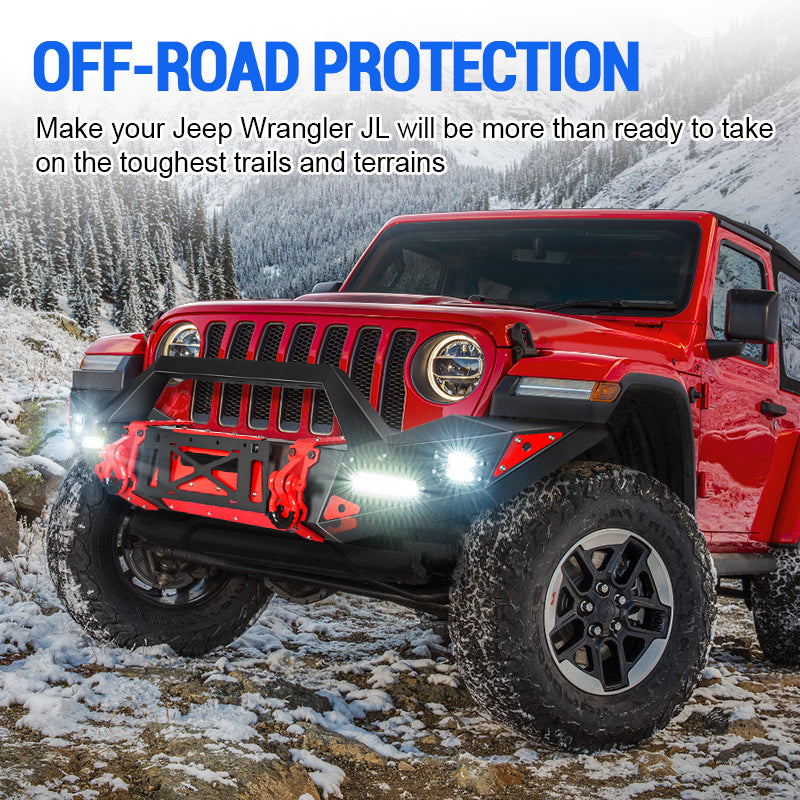 Upgrade your jeep bumper, make your jeep will be more than ready to take on the toughest trails and terrains