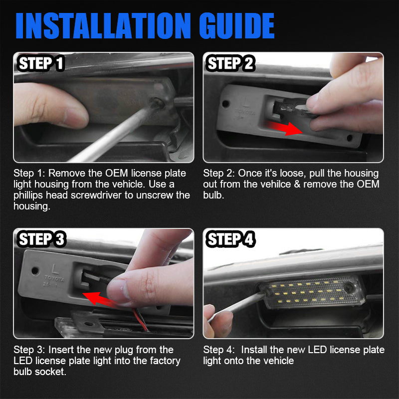 LED License Plate Lights