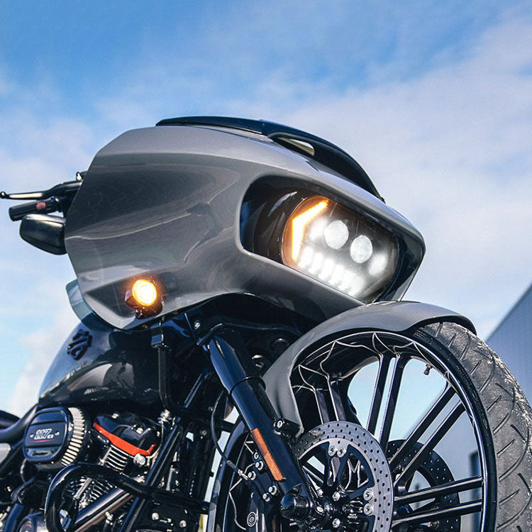 2015-2024 Road Glide Headlight with Turn Signals | DOT Approved