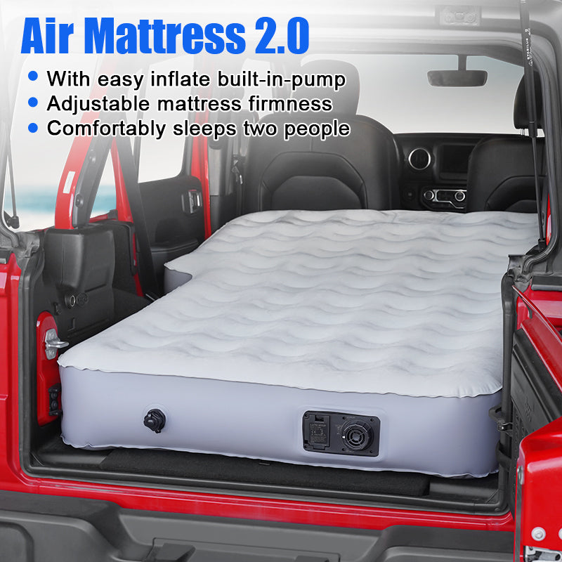 Inflatable Air Mattress With Built in Pump For 2007-2018 Jeep Wrangler