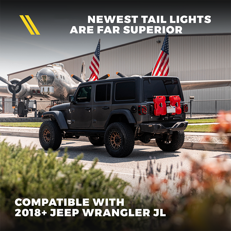 New style jeep wrangler jl tail lights