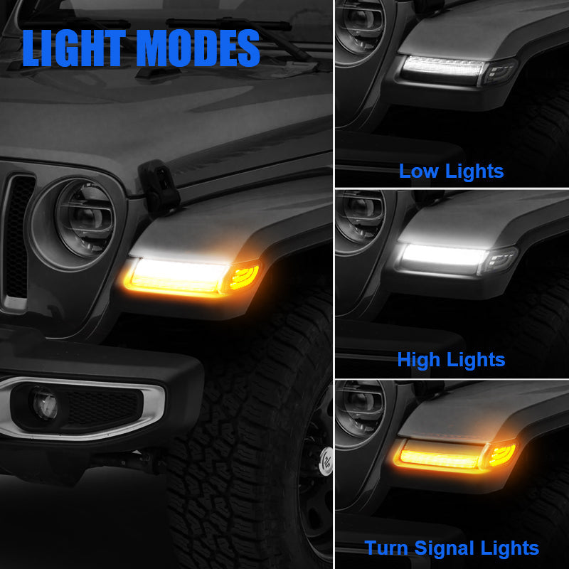 Jeep Gladiator turn signal 2 lighting modes