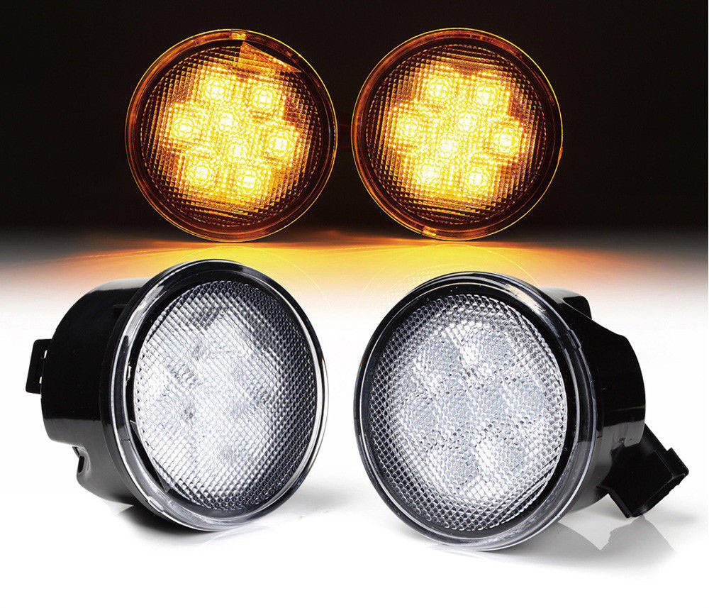 Jeep JK turn signals superior amber lighting output