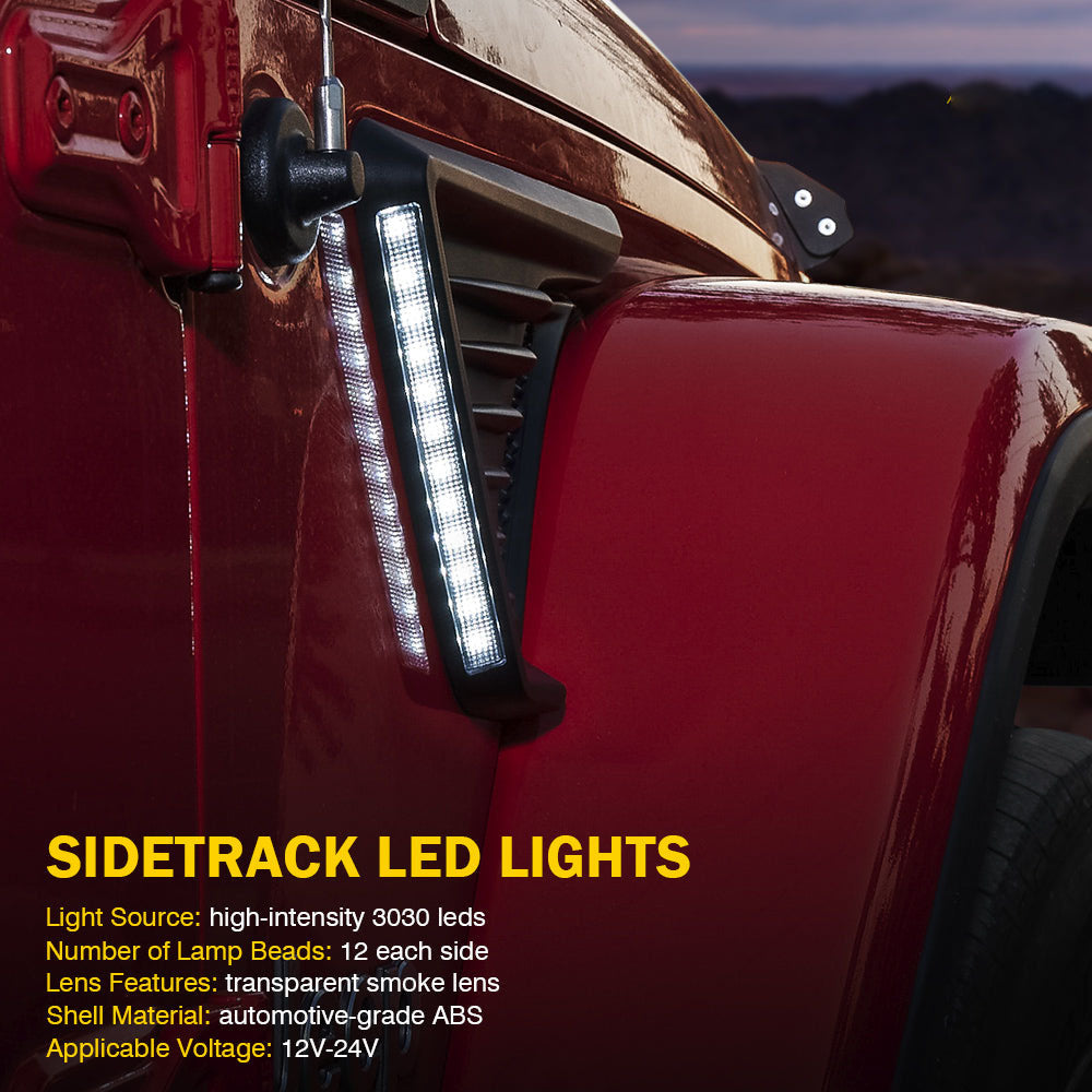 Sidetrack LED fender lights specs