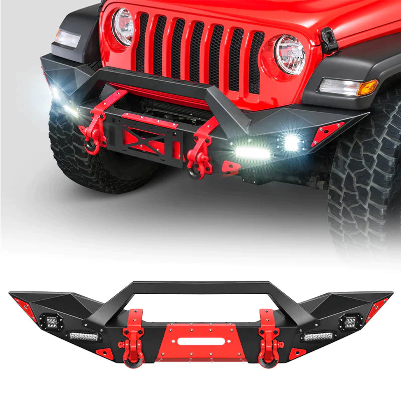 A winch Bumper can help you get out of sticky situations, such as mud, sand, or snow, by pulling your Jeep to safety.