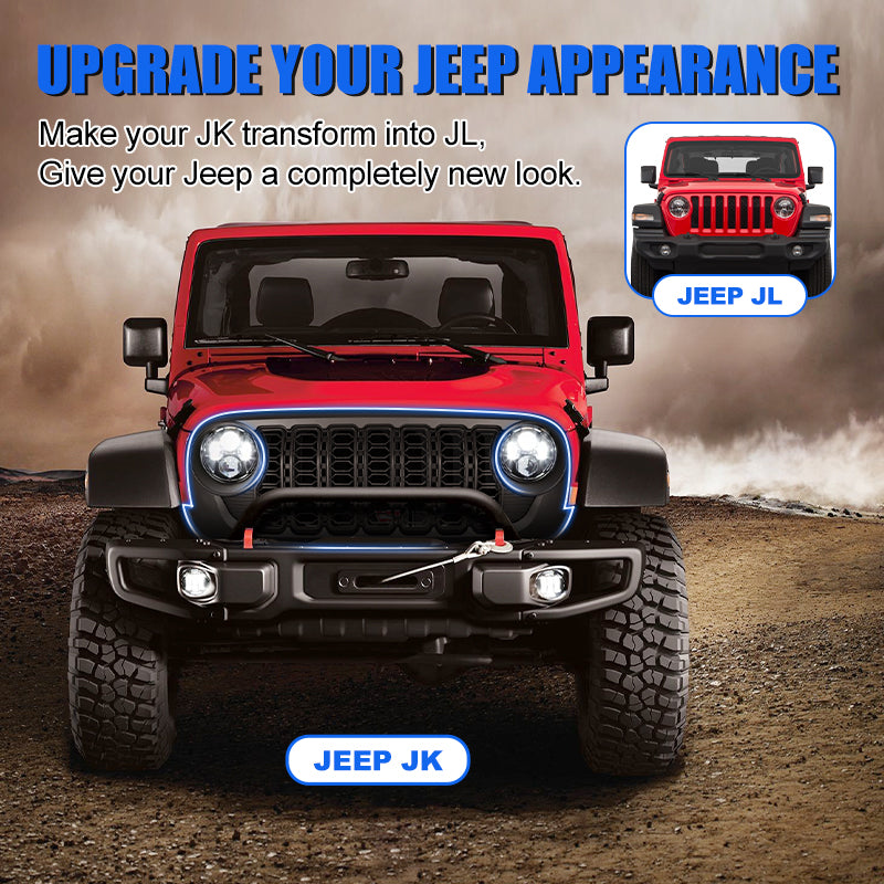 jeep jl grill for jk appearance