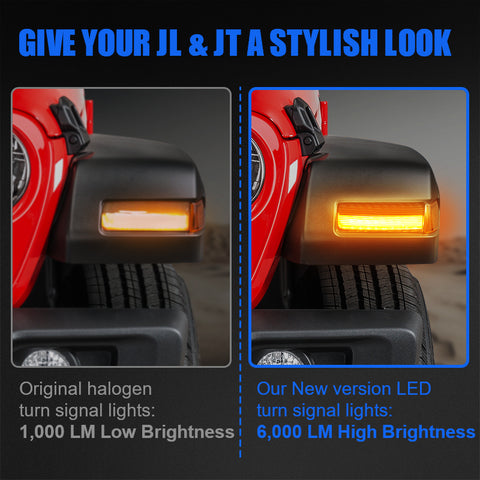 LED Sequential Side Marker Lights