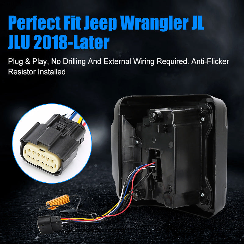 Luces traseras LED para Jeep Wrangler JL JLU 2018+