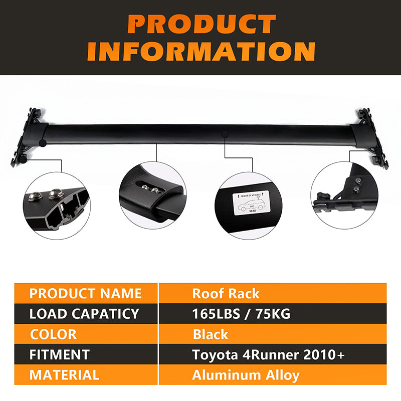 Toyota 4Runner Roof Rack Cross Bars