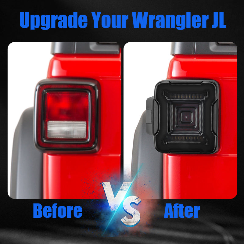 Upgrade your Jeep halogen tail lights