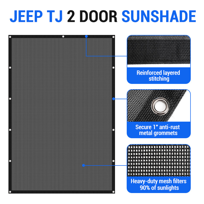 Jeep TJ sunshade material