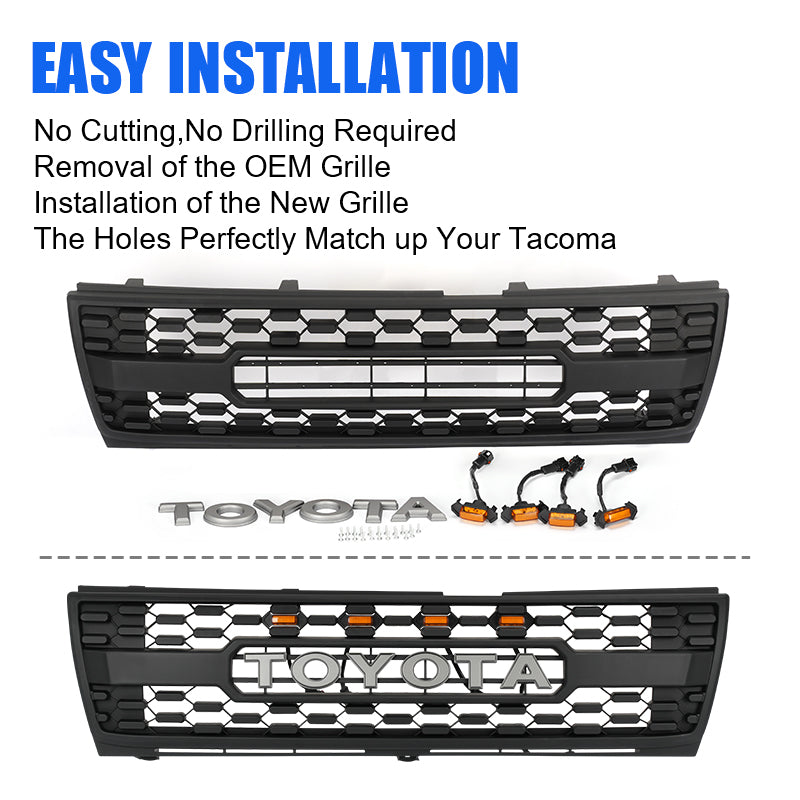 TRD PRO Style Toyota Tacoma Grille