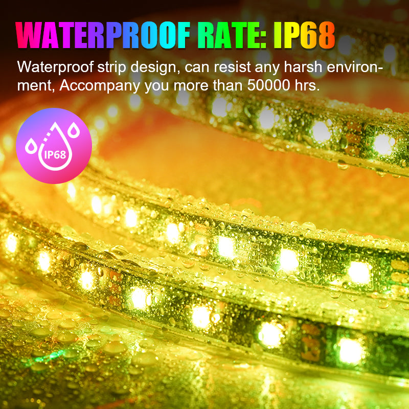 RGB Jeep Wheel Lights Waterproof