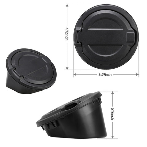 Crawlertec Fuel Tank Gas Cover for 2018-Later Jeep Wrangler JL JLU
