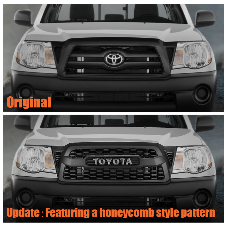 toyota tacoma custom grille with led lights