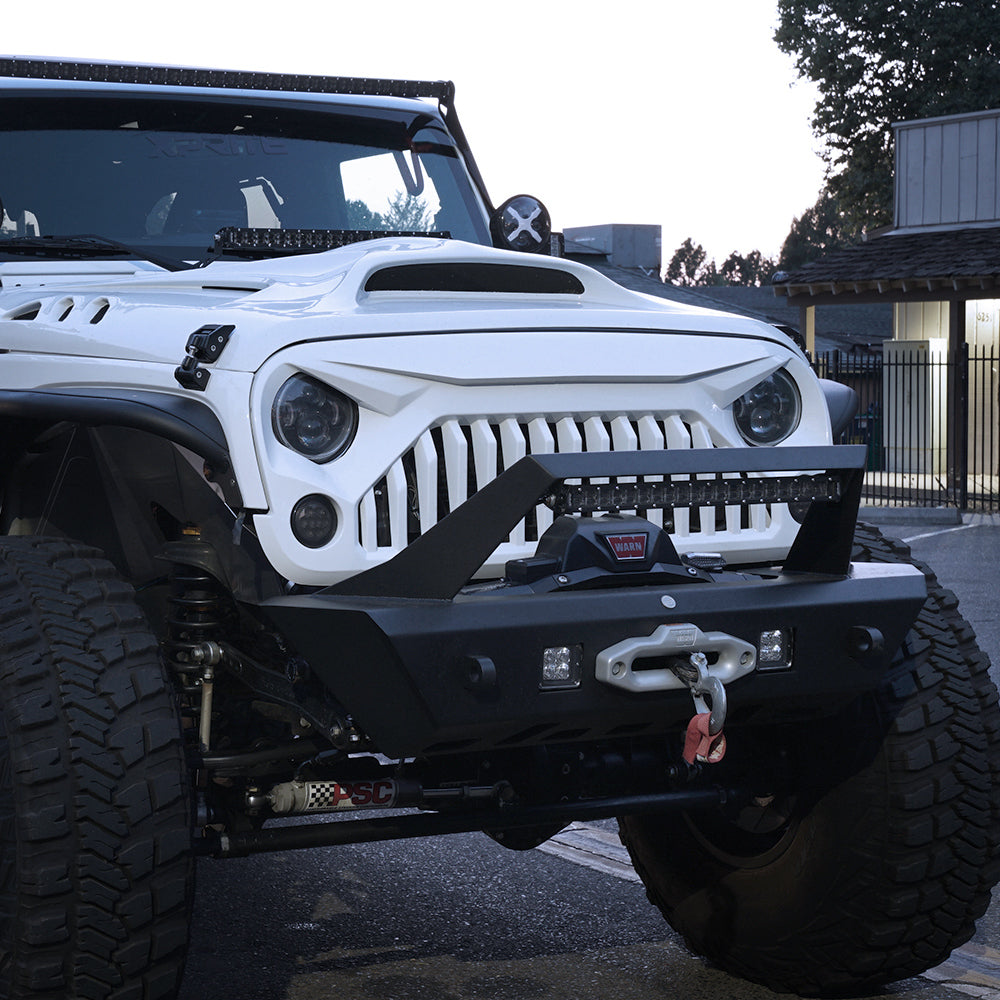 2007-2018 Jeep Wrangler JK JKU Rear Aluminum Bumper