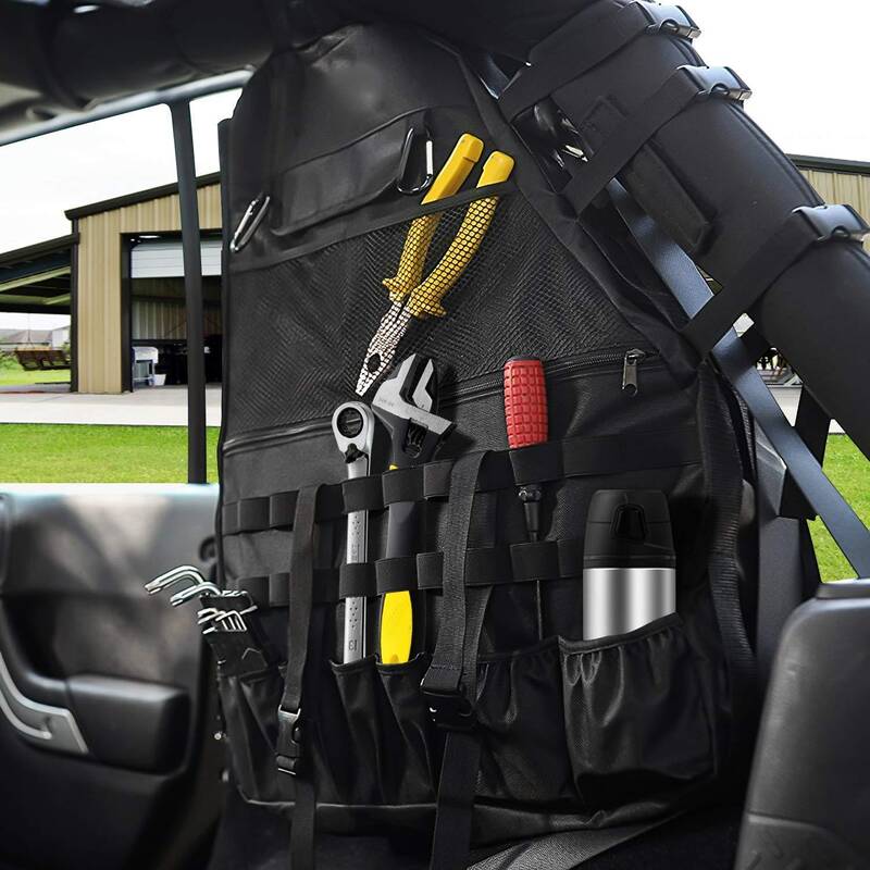 jeep wrangler roll bar storage bag